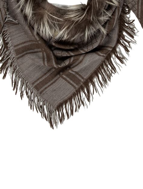 Gucci Survie Fox Fur Scarf 